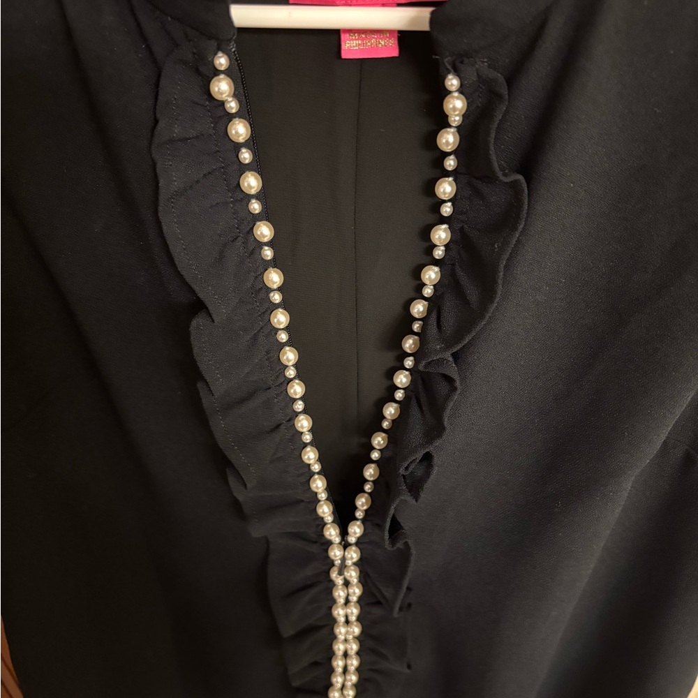 Lilly Pulitzer Pearl Detailed Shift Dress - Picture 3 of 9